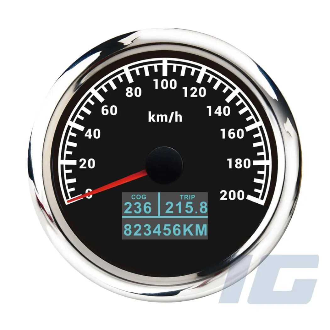 Kaufe Universal 85mm GPS Tachometer 200 km/h Speed ​​Gauge Meter