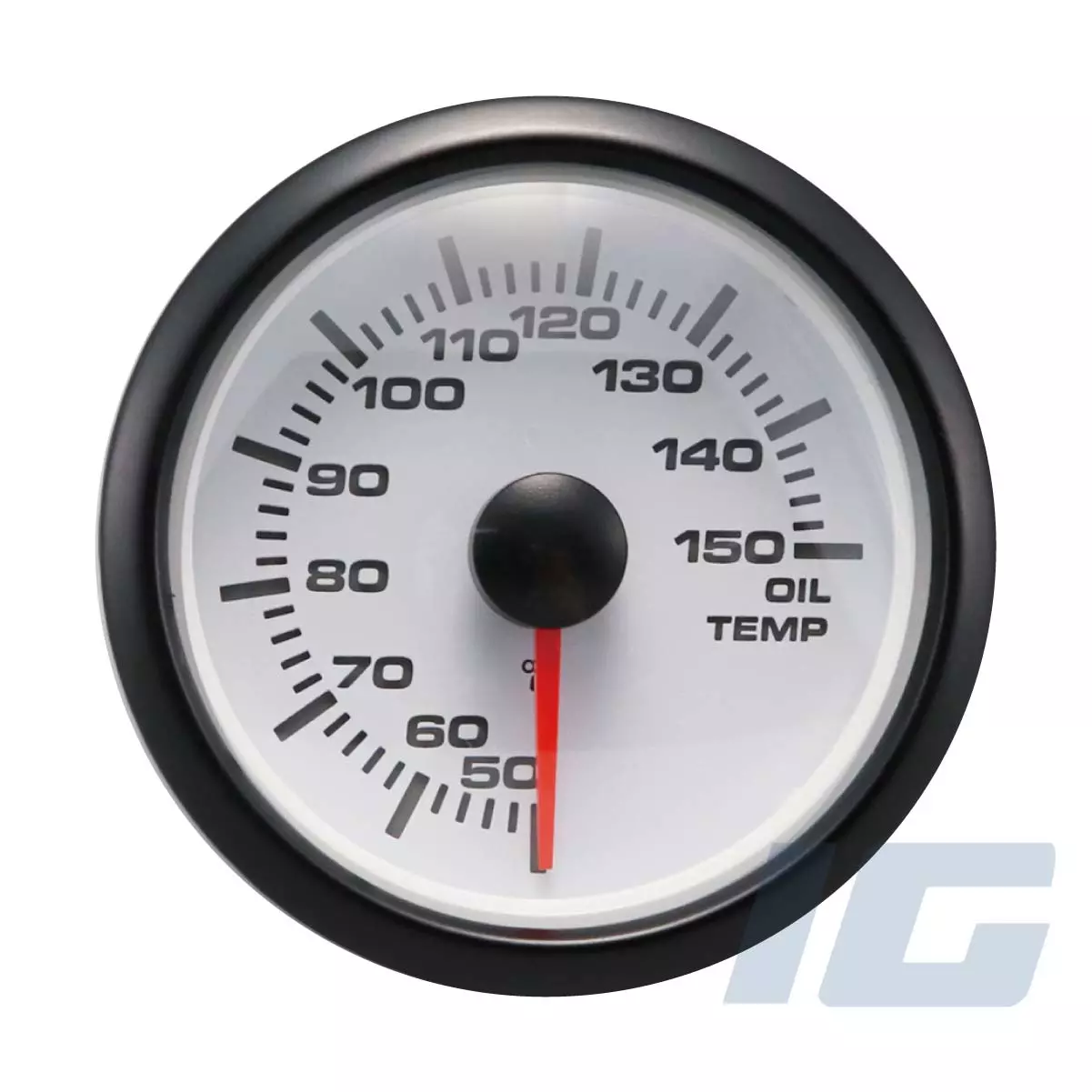 igauge, MGS Series, 52mm, White Face, Aftermarket, Marine, Gauge, Boat, Outboard, Oil Temperature