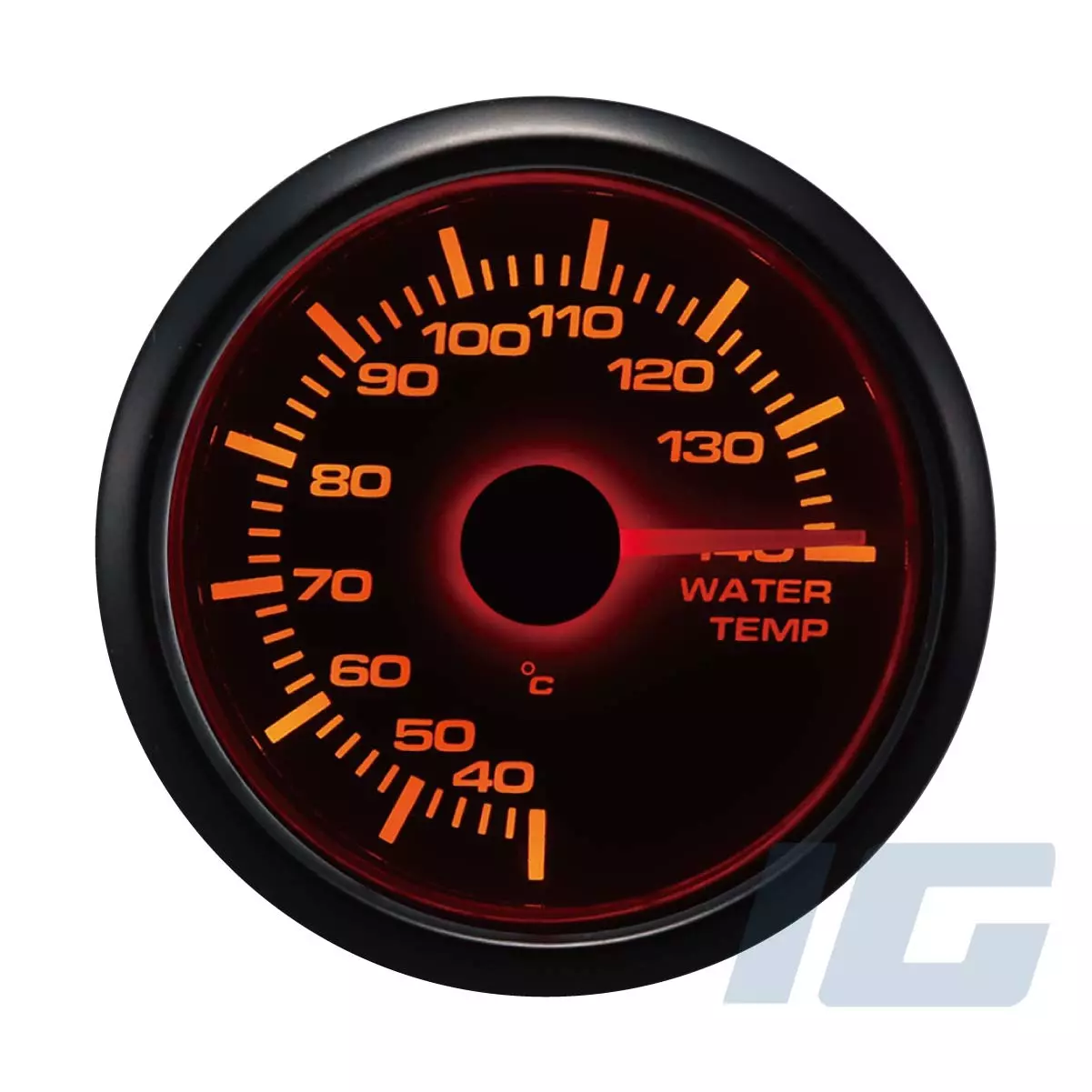 igauge, MGS Series, 52mm, Black Face, Aftermarket, Marine, Gauge, Boat, Outboard, Water Temperature, kit